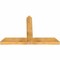Ekena Millwork Portland Rough Sawn Timber Gable Bracket, Western Red Cedar, 60"W x 40"H x 4"D x 6"F, 16/12 Pitch GBW060X40X0406POR00RWR - alternate 5